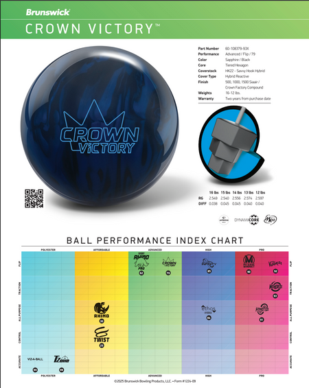 Brunswick Crown Victory - Bowlers Asylum - World Elite Bowling - SRGBBFS - Storm Bowling - Roto Grip Bowling - 900 Global Bowling - Motiv Bowling - Track Bowling - Brunswick Bowling - Radical Bowling - Ebonite Bowling - DV8 Bowling - Columbia 300 Bowling - Hammer Bowling