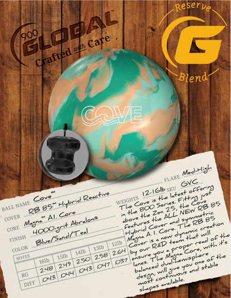 900 Global Cove - Bowlers Asylum - World Elite Bowling - SRGBBFS - Storm Bowling - Roto Grip Bowling - 900 Global Bowling - Motiv Bowling - Track Bowling - Brunswick Bowling - Radical Bowling - Ebonite Bowling - DV8 Bowling - Columbia 300 Bowling - Hammer Bowling