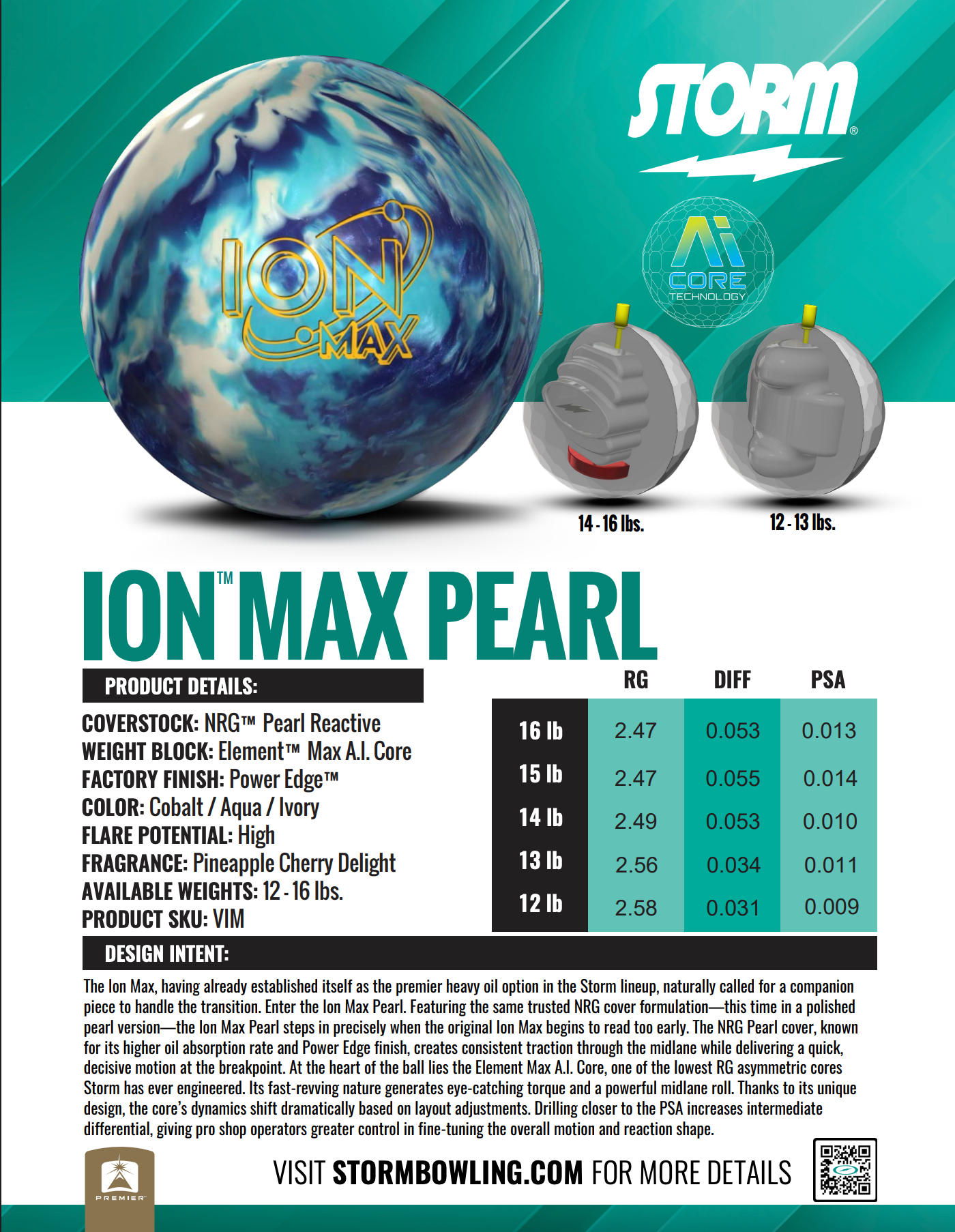 Storm Ion Max Pearl – Bowlers Asylum