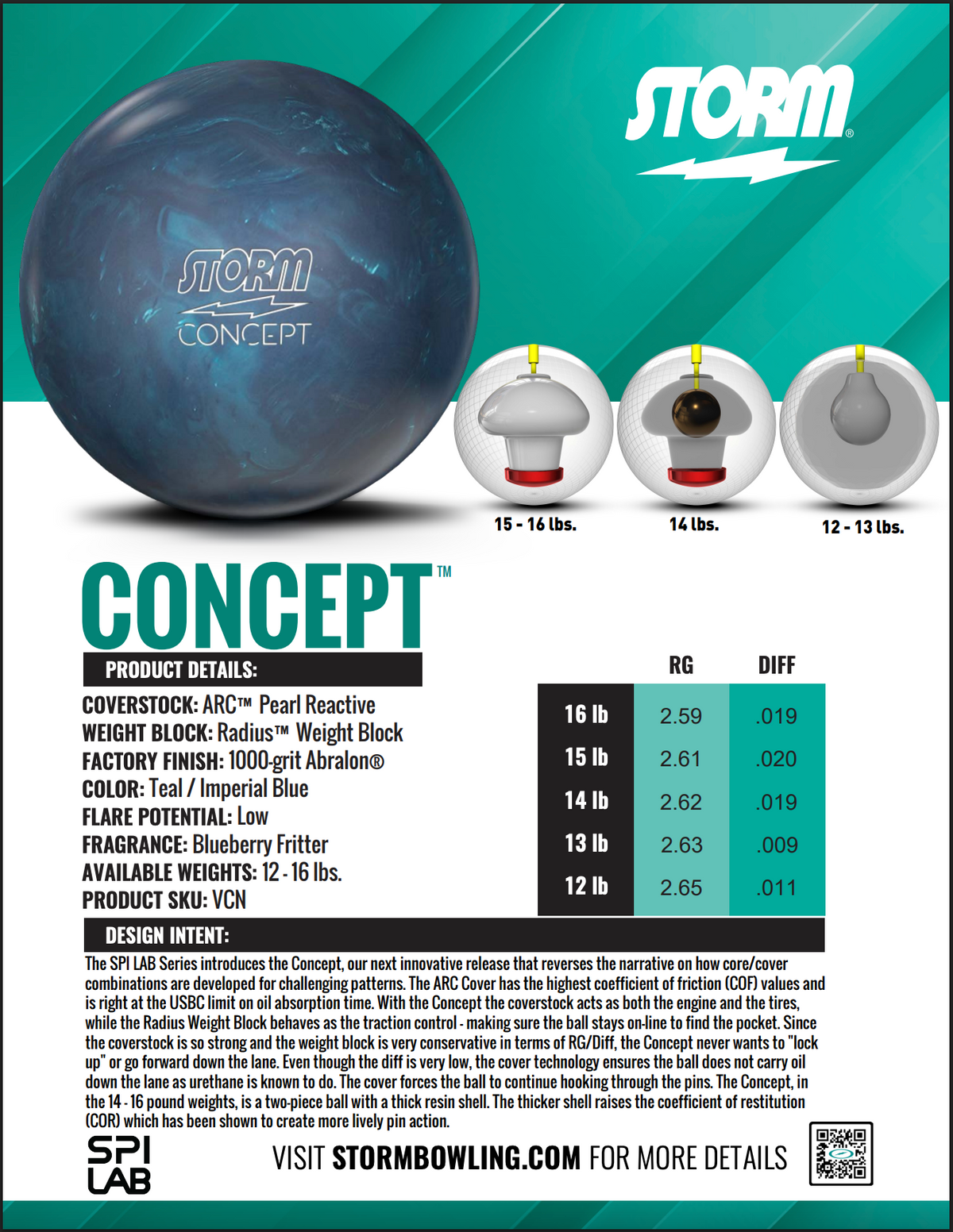 Storm Concept - Bowlers Asylum - World Elite Bowling - SRGBBFS - Storm Bowling - Roto Grip Bowling - 900 Global Bowling - Motiv Bowling - Track Bowling - Brunswick Bowling - Radical Bowling - Ebonite Bowling - DV8 Bowling - Columbia 300 Bowling - Hammer Bowling