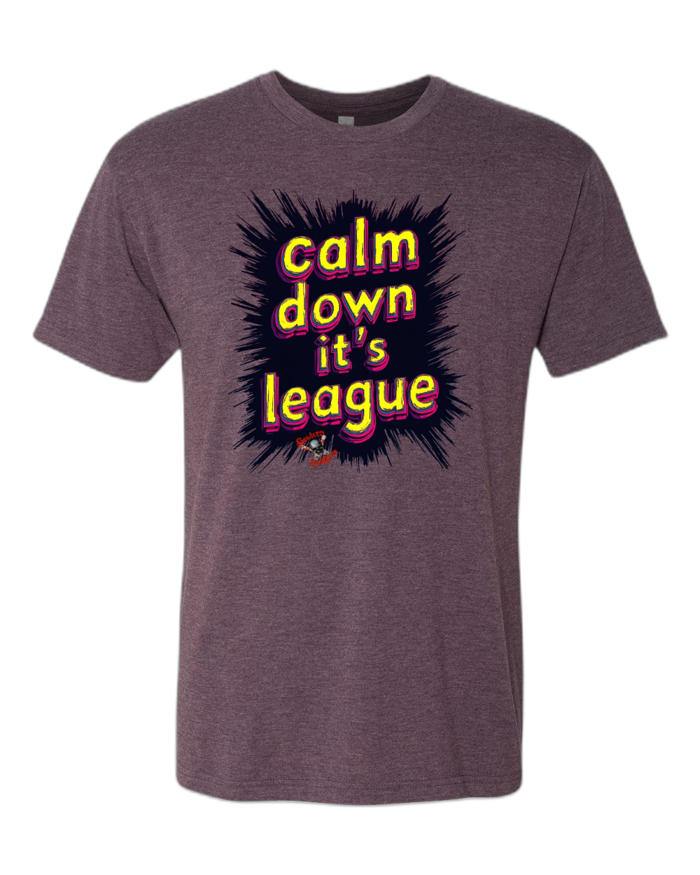 Calm Down It's League T-Shirt - Bowlers Asylum - World Elite Bowling - SRGBBFS - Storm Bowling - Roto Grip Bowling - 900 Global Bowling - Motiv Bowling - Track Bowling - Brunswick Bowling - Radical Bowling - Ebonite Bowling - DV8 Bowling - Columbia 300 Bowling - Hammer Bowling