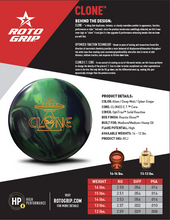 Load image into Gallery viewer, Roto Grip Clone - Bowlers Asylum - SRGBBFS
