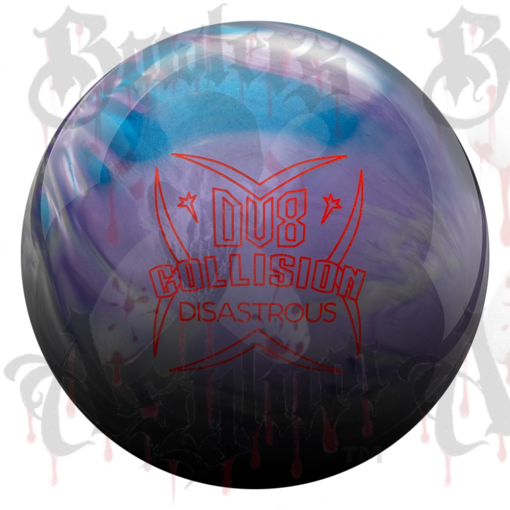 DV8 Collision Disastrous 14 lbs - Bowlers Asylum - World Elite Bowling - SRGBBFS - Storm Bowling - Roto Grip Bowling - 900 Global Bowling - Motiv Bowling - Track Bowling - Brunswick Bowling - Radical Bowling - Ebonite Bowling - DV8 Bowling - Columbia 300 Bowling - Hammer Bowling