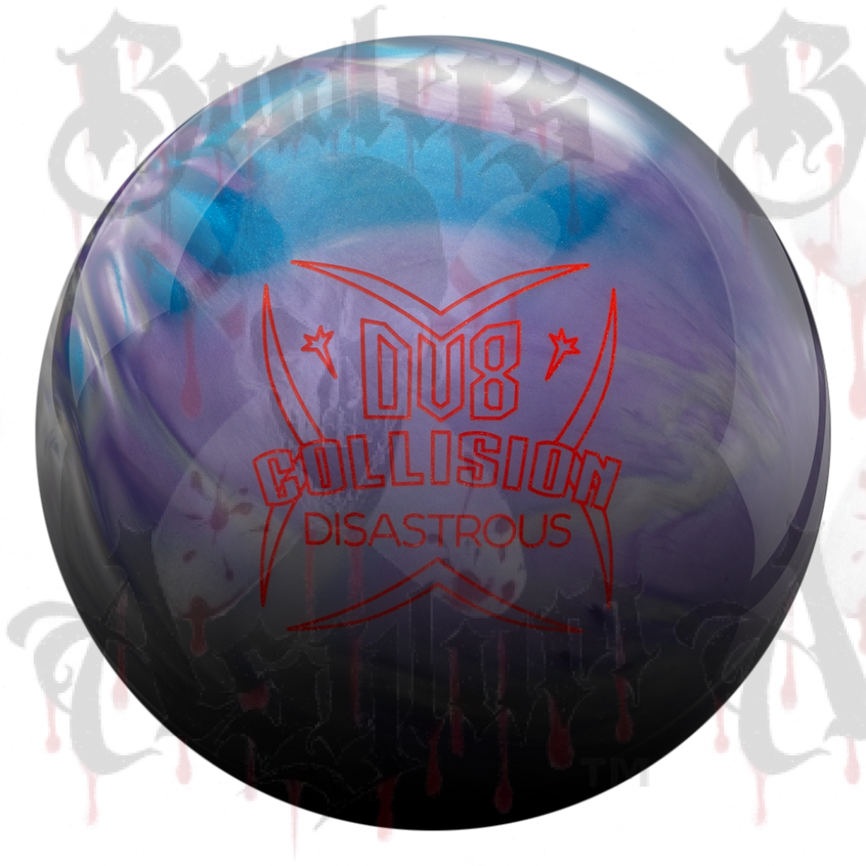 DV8 Collision Disastrous 14 lbs - Bowlers Asylum - World Elite Bowling - SRGBBFS - Storm Bowling - Roto Grip Bowling - 900 Global Bowling - Motiv Bowling - Track Bowling - Brunswick Bowling - Radical Bowling - Ebonite Bowling - DV8 Bowling - Columbia 300 Bowling - Hammer Bowling