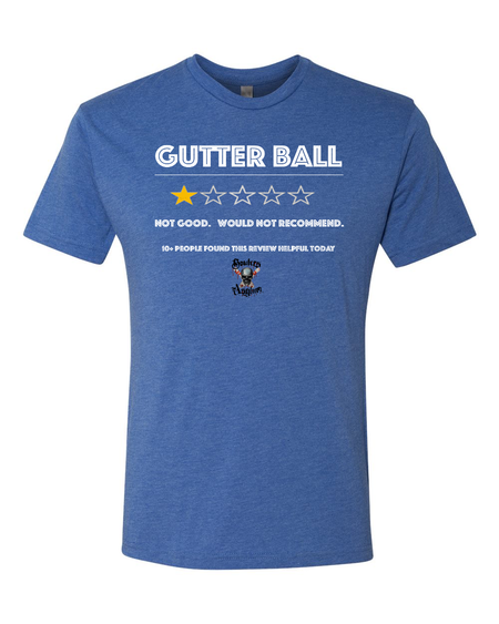 Gutter Ball T-Shirt - Bowlers Asylum - World Elite Bowling - SRGBBFS - Storm Bowling - Roto Grip Bowling - 900 Global Bowling - Motiv Bowling - Track Bowling - Brunswick Bowling - Radical Bowling - Ebonite Bowling - DV8 Bowling - Columbia 300 Bowling - Hammer Bowling