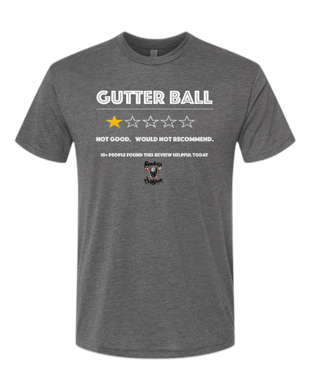 Gutter Ball T-Shirt - Bowlers Asylum - World Elite Bowling - SRGBBFS - Storm Bowling - Roto Grip Bowling - 900 Global Bowling - Motiv Bowling - Track Bowling - Brunswick Bowling - Radical Bowling - Ebonite Bowling - DV8 Bowling - Columbia 300 Bowling - Hammer Bowling