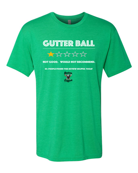 Gutter Ball T-Shirt - Bowlers Asylum - World Elite Bowling - SRGBBFS - Storm Bowling - Roto Grip Bowling - 900 Global Bowling - Motiv Bowling - Track Bowling - Brunswick Bowling - Radical Bowling - Ebonite Bowling - DV8 Bowling - Columbia 300 Bowling - Hammer Bowling