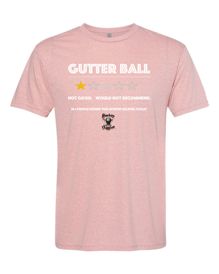Gutter Ball T-Shirt - Bowlers Asylum - World Elite Bowling - SRGBBFS - Storm Bowling - Roto Grip Bowling - 900 Global Bowling - Motiv Bowling - Track Bowling - Brunswick Bowling - Radical Bowling - Ebonite Bowling - DV8 Bowling - Columbia 300 Bowling - Hammer Bowling