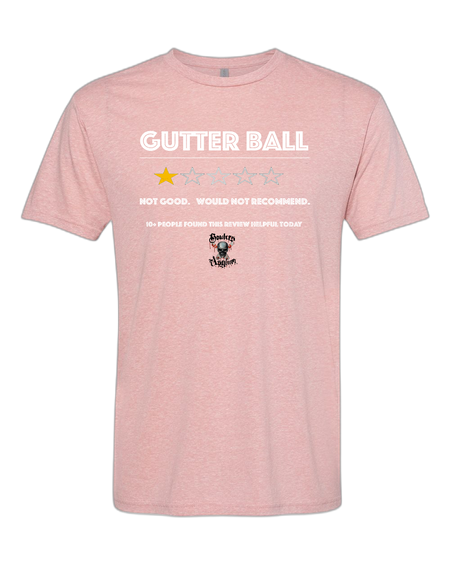 Gutter Ball T-Shirt - Bowlers Asylum - World Elite Bowling - SRGBBFS - Storm Bowling - Roto Grip Bowling - 900 Global Bowling - Motiv Bowling - Track Bowling - Brunswick Bowling - Radical Bowling - Ebonite Bowling - DV8 Bowling - Columbia 300 Bowling - Hammer Bowling