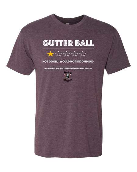 Gutter Ball T-Shirt - Bowlers Asylum - World Elite Bowling - SRGBBFS - Storm Bowling - Roto Grip Bowling - 900 Global Bowling - Motiv Bowling - Track Bowling - Brunswick Bowling - Radical Bowling - Ebonite Bowling - DV8 Bowling - Columbia 300 Bowling - Hammer Bowling