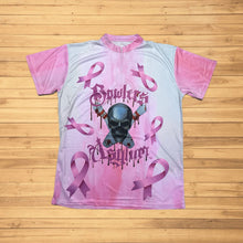 Load image into Gallery viewer, Bowlers Asylum Breast Cancer Sash Zip Jersey - Bowlers Asylum - World Elite Bowling - SRGBBFS - Storm Bowling - Roto Grip Bowling - 900 Global Bowling - Motiv Bowling - Track Bowling - Brunswick Bowling - Radical Bowling - Ebonite Bowling - DV8 Bowling - Columbia 300 Bowling - Hammer Bowling
