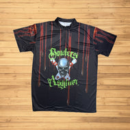 Bowlers Asylum Blood Sash Zip Jersey - Bowlers Asylum - World Elite Bowling - SRGBBFS - Storm Bowling - Roto Grip Bowling - 900 Global Bowling - Motiv Bowling - Track Bowling - Brunswick Bowling - Radical Bowling - Ebonite Bowling - DV8 Bowling - Columbia 300 Bowling - Hammer Bowling