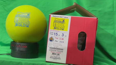Roto Grip Optimum Idol Glow 15 lbs - Bowlers Asylum - World Elite Bowling - SRGBBFS - Storm Bowling - Roto Grip Bowling - 900 Global Bowling - Motiv Bowling - Track Bowling - Brunswick Bowling - Radical Bowling - Ebonite Bowling - DV8 Bowling - Columbia 300 Bowling - Hammer Bowling