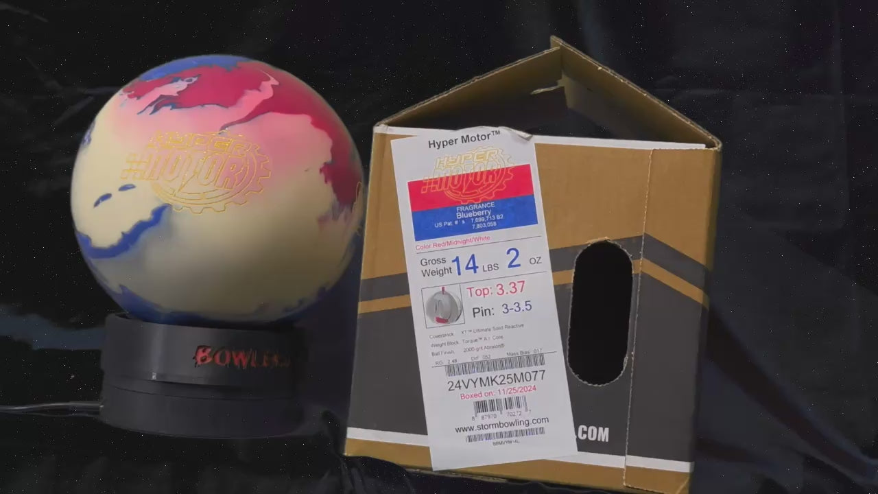 Storm Hyper Motor 14 lbs - Bowlers Asylum - World Elite Bowling - SRGBBFS - Storm Bowling - Roto Grip Bowling - 900 Global Bowling - Motiv Bowling - Track Bowling - Brunswick Bowling - Radical Bowling - Ebonite Bowling - DV8 Bowling - Columbia 300 Bowling - Hammer Bowling