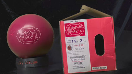 Roto Grip Exit Red 14 lbs - Bowlers Asylum - World Elite Bowling - SRGBBFS - Storm Bowling - Roto Grip Bowling - 900 Global Bowling - Motiv Bowling - Track Bowling - Brunswick Bowling - Radical Bowling - Ebonite Bowling - DV8 Bowling - Columbia 300 Bowling - Hammer Bowling