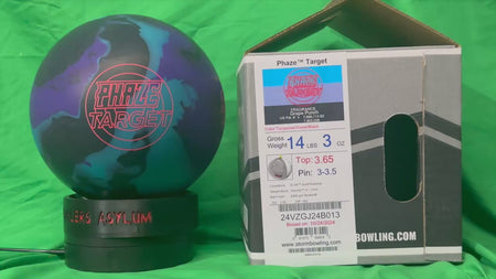 Storm Phaze Target 14 lbs - Bowlers Asylum - World Elite Bowling - SRGBBFS - Storm Bowling - Roto Grip Bowling - 900 Global Bowling - Motiv Bowling - Track Bowling - Brunswick Bowling - Radical Bowling - Ebonite Bowling - DV8 Bowling - Columbia 300 Bowling - Hammer Bowling