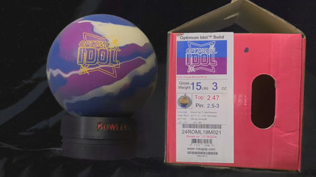 Roto Grip Optimum Idol Solid 15 lbs - Bowlers Asylum - World Elite Bowling - SRGBBFS - Storm Bowling - Roto Grip Bowling - 900 Global Bowling - Motiv Bowling - Track Bowling - Brunswick Bowling - Radical Bowling - Ebonite Bowling - DV8 Bowling - Columbia 300 Bowling - Hammer Bowling