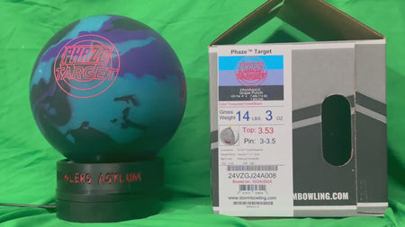 Storm Phaze Target 14 lbs - Bowlers Asylum - World Elite Bowling - SRGBBFS - Storm Bowling - Roto Grip Bowling - 900 Global Bowling - Motiv Bowling - Track Bowling - Brunswick Bowling - Radical Bowling - Ebonite Bowling - DV8 Bowling - Columbia 300 Bowling - Hammer Bowling