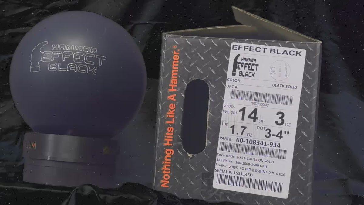 Hammer Effect Black 14 lbs - Bowlers Asylum - World Elite Bowling - SRGBBFS - Storm Bowling - Roto Grip Bowling - 900 Global Bowling - Motiv Bowling - Track Bowling - Brunswick Bowling - Radical Bowling - Ebonite Bowling - DV8 Bowling - Columbia 300 Bowling - Hammer Bowling