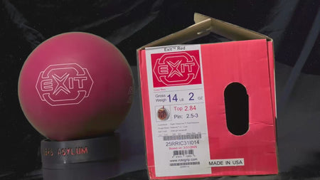 Roto Grip Exit Red 14 lbs - Bowlers Asylum - World Elite Bowling - SRGBBFS - Storm Bowling - Roto Grip Bowling - 900 Global Bowling - Motiv Bowling - Track Bowling - Brunswick Bowling - Radical Bowling - Ebonite Bowling - DV8 Bowling - Columbia 300 Bowling - Hammer Bowling
