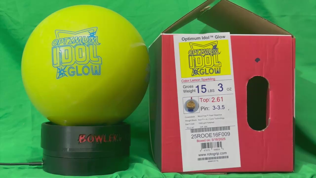 Optimum Idol Glow ボウリングボール 15ポンド Roto Grip Optimum Idol Glow 15 lbs – Bowlers Asylum