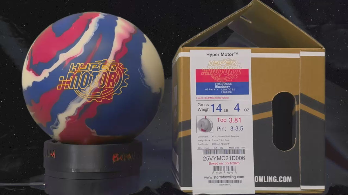 Storm Hyper Motor 14 lbs - Bowlers Asylum - World Elite Bowling - SRGBBFS - Storm Bowling - Roto Grip Bowling - 900 Global Bowling - Motiv Bowling - Track Bowling - Brunswick Bowling - Radical Bowling - Ebonite Bowling - DV8 Bowling - Columbia 300 Bowling - Hammer Bowling
