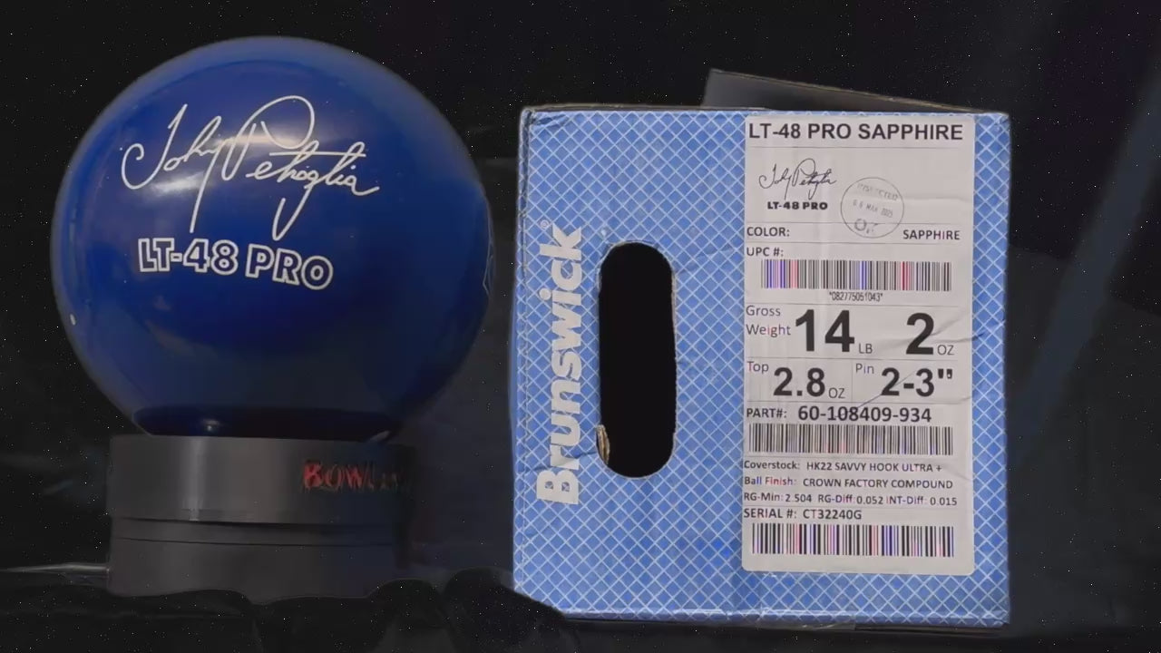 ボウリングボール LT-48PRO 14ポンド Brunswick LT-48 Pro Sapphire 14 lbs – Bowlers Asylum