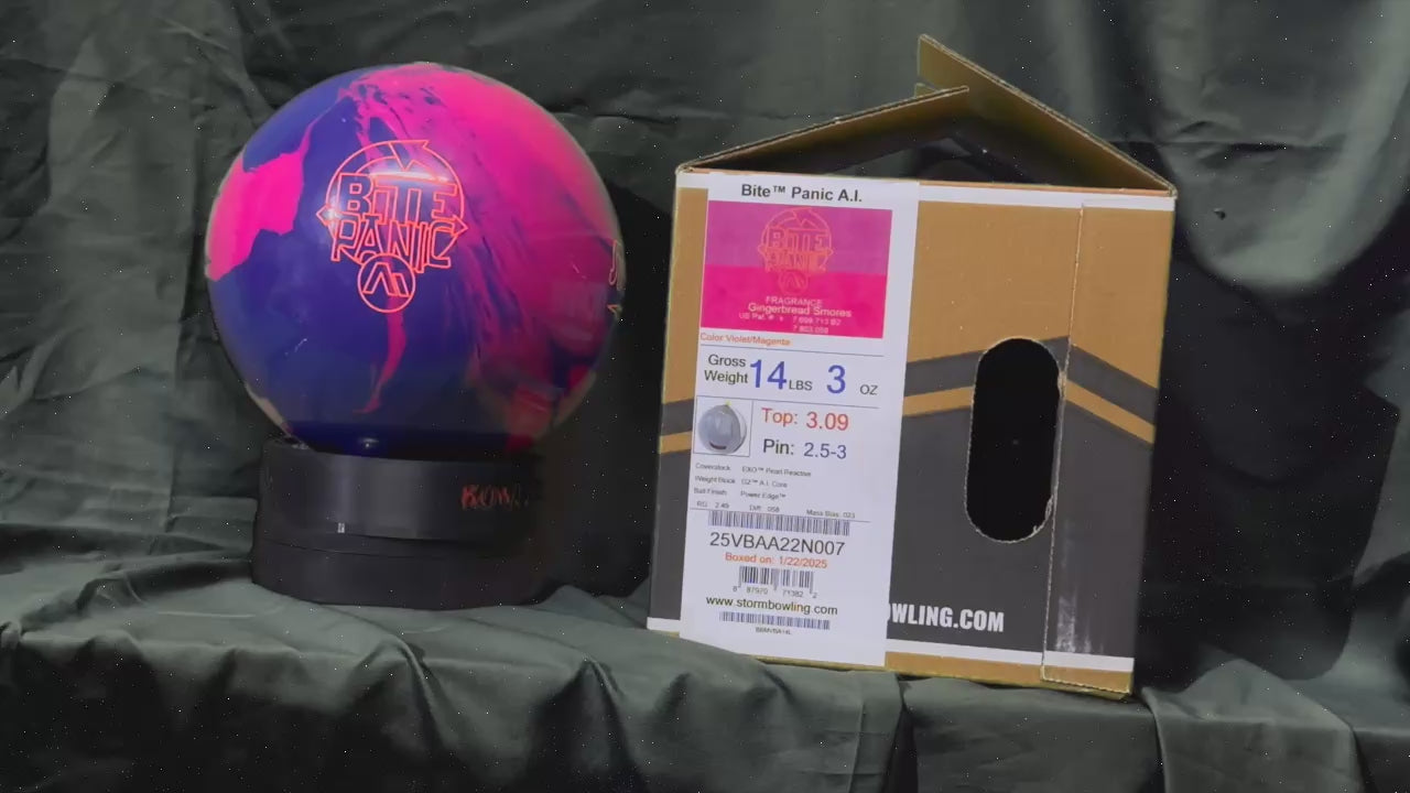 ボール 14p Storm Bite Panic Storm Bite Panic X Overseas Bowling Ball