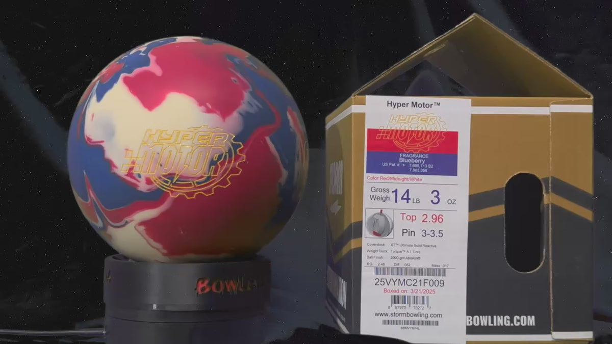 Storm Hyper Motor 14 lbs - Bowlers Asylum - World Elite Bowling - SRGBBFS - Storm Bowling - Roto Grip Bowling - 900 Global Bowling - Motiv Bowling - Track Bowling - Brunswick Bowling - Radical Bowling - Ebonite Bowling - DV8 Bowling - Columbia 300 Bowling - Hammer Bowling