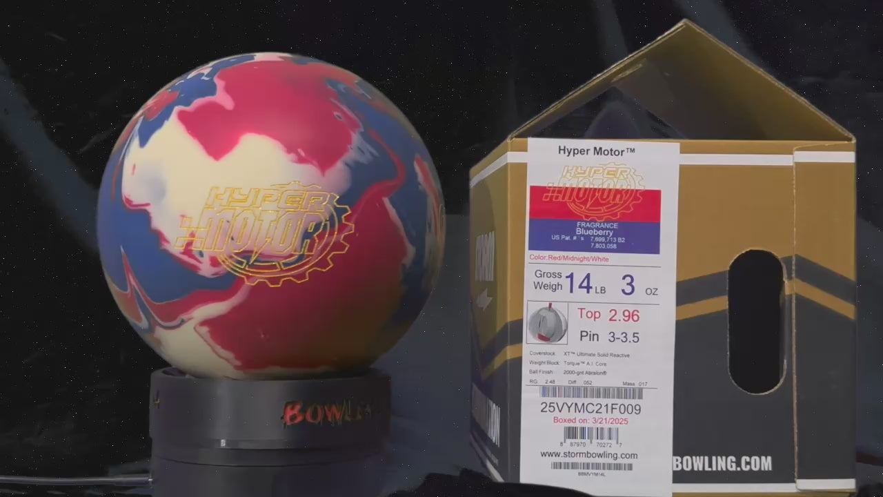 Storm Hyper Motor 14 lbs - Bowlers Asylum - World Elite Bowling - SRGBBFS - Storm Bowling - Roto Grip Bowling - 900 Global Bowling - Motiv Bowling - Track Bowling - Brunswick Bowling - Radical Bowling - Ebonite Bowling - DV8 Bowling - Columbia 300 Bowling - Hammer Bowling