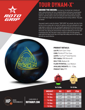 Load image into Gallery viewer, Roto Grip Tour Dynam-x - Bowlers Asylum - SRGBBFS
