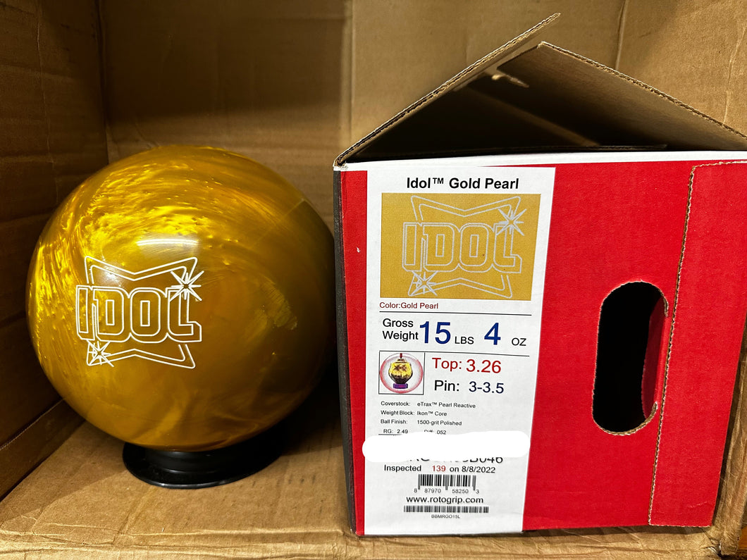 Roto Grip Idol Gold 15 lbs - Bowlers Asylum - SRGBBFS