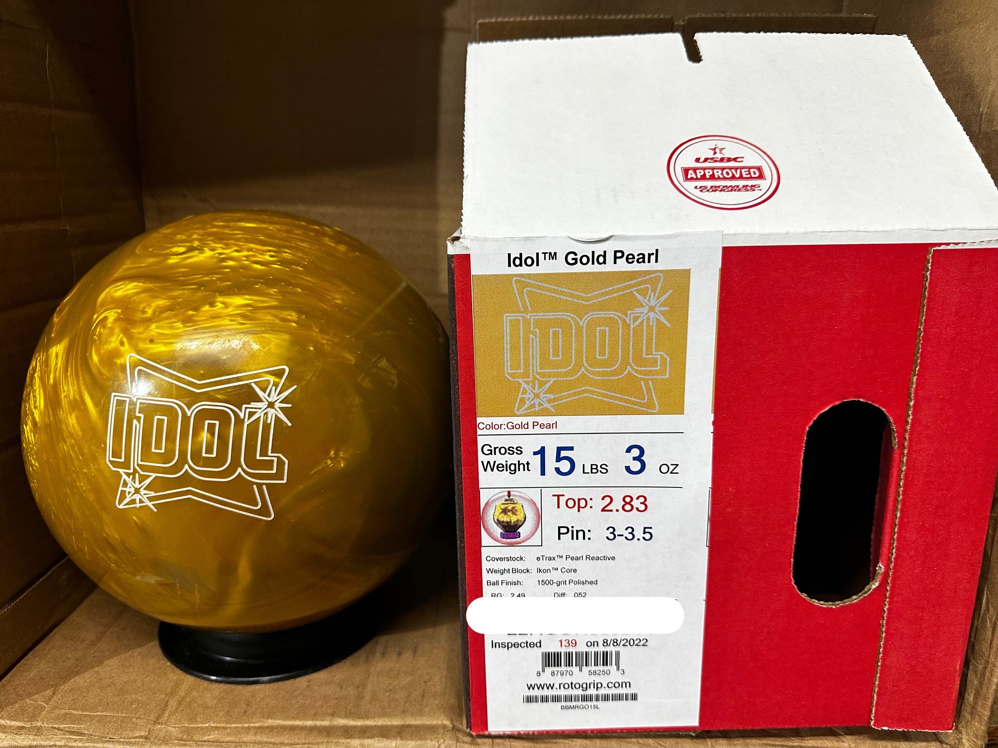 Roto Grip Idol Gold 15 lbs