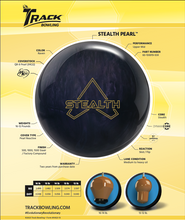 Load image into Gallery viewer, Track Stealth Pearl - Bowlers Asylum - World Elite Bowling - SRGBBFS - Storm Bowling - Roto Grip Bowling - 900 Global Bowling - Motiv Bowling - Track Bowling - Brunswick Bowling - Radical Bowling - Ebonite Bowling - DV8 Bowling - Columbia 300 Bowling - Hammer Bowling
