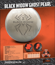 Load image into Gallery viewer, Hammer Black Widow Ghost Pearl - Bowlers Asylum - World Elite Bowling - SRGBBFS - Storm Bowling - Roto Grip Bowling - 900 Global Bowling - Motiv Bowling - Track Bowling - Brunswick Bowling - Radical Bowling - Ebonite Bowling - DV8 Bowling - Columbia 300 Bowling - Hammer Bowling
